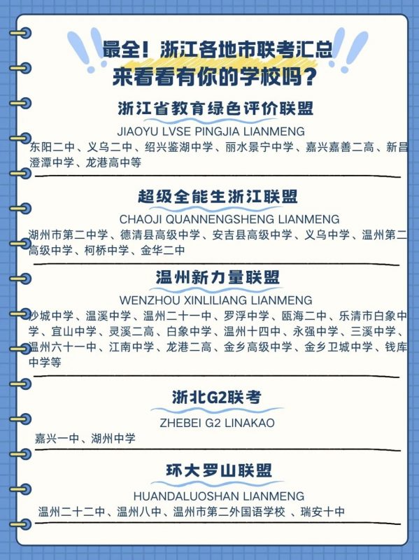 吐血整理！浙江各地市联考全汇总✨浙考百晓通-浙江各地级市联考答案-高考答案-浙江高中联考浙考百晓通